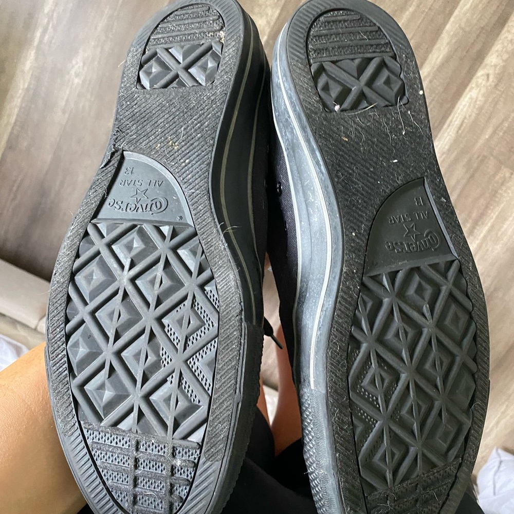 Black men’s converse sneakers
